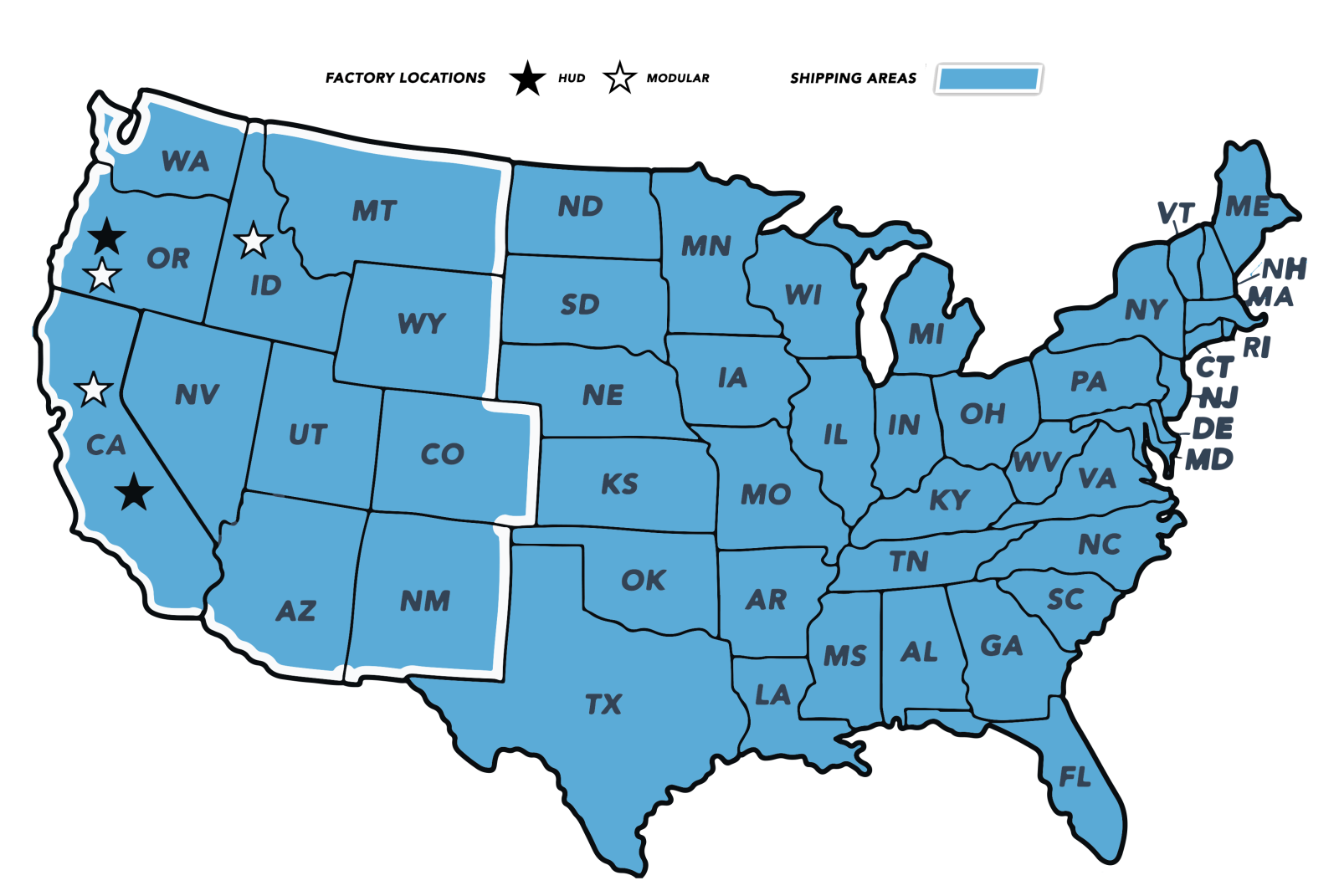 Joy Line Homes Service Maps