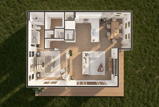 Balancing Minimalism and Warmth in Joy Line Interiors